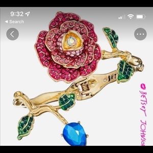 Betsy johnson Rose bracelet